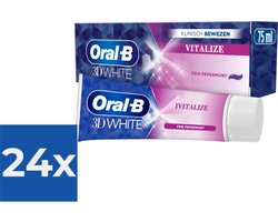 Oral-B Tandpasta 3D White Vitalize 75 ml - 24 - 24 stuks