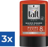 Schwarzkopf Taft Maxx Touch haargel Unisex 300 ml - Voordeelverpakking 3 stuks