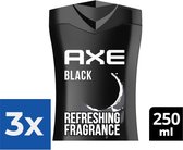 Axe Black 3-in-1 Douchegel - 250 ml - Voordeelverpakking 3 stuks