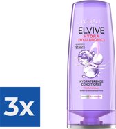 L’Oréal Paris Elvive Conditioner Hydra Hyaluronic Hydraterend - 200 ml - Voordeelverpakking 3 stuks