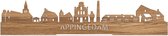 Standing Skyline Appingedam Eikenhout - 40 cm - Woon decoratie om neer te zetten en om op te hangen - Meer steden beschikbaar - Cadeau voor hem - Cadeau voor haar - Jubileum - Verjaardag - Housewarming - Aandenken aan stad - WoodWideCities