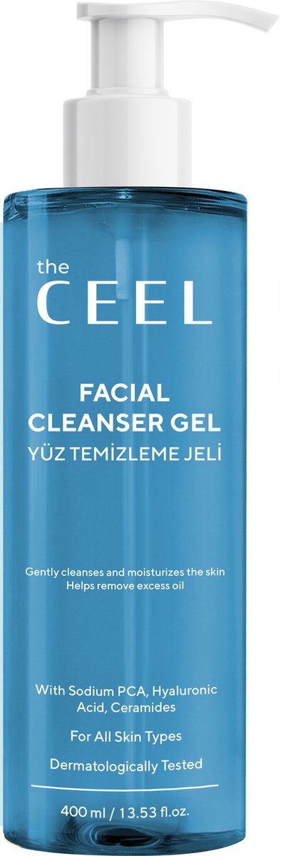 The CEEL Gezichtsreinigingsgel - Met ceramide en geschikt voor alle huidtype - Foaming Facial Cleanser - Schuimende reinigingsgel 400 ml