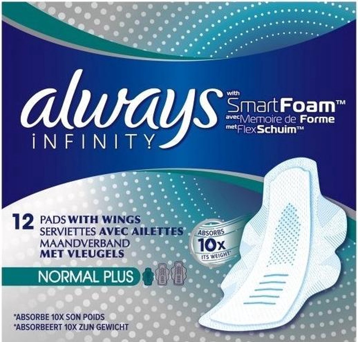 Always Maandverband - Infinity Normal - Voordeelverpakking 12 stuks