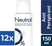 Neutral Deospray - Anti-Perspirant 150 ml - Voordeelverpakking 12 stuks