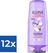 L’Oréal Paris Elvive Conditioner Hydra Hyaluronic Hydraterend - 200 ml - Voordeelverpakking 12 stuks