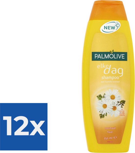 Palmolive Elke Dag Shampoo met Kamille-Extract 350 ml - Voordeelverpakking 12 stuks