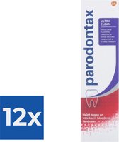 Parodontax Tandpasta Ultra Clean - 75 ml - Voordeelverpakking 12 stuks