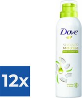 Dove Coconut Oil - 200 ml - Shower Foam - Voordeelverpakking 12 stuks