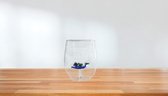 Handgemaakt Duikerglas | Kristallen Drinkglas | Dessertglas met Glazen Duiker | Hoogwaardige Glazen voor Alle Gelegenheden | Cadeau voor Verjaardag, Bruiloft, Jubileum | Hoge Kwaliteit