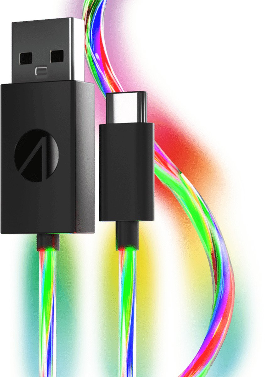 Stealth Light Up Charging Cables Multiformat – 2m Twin Pack