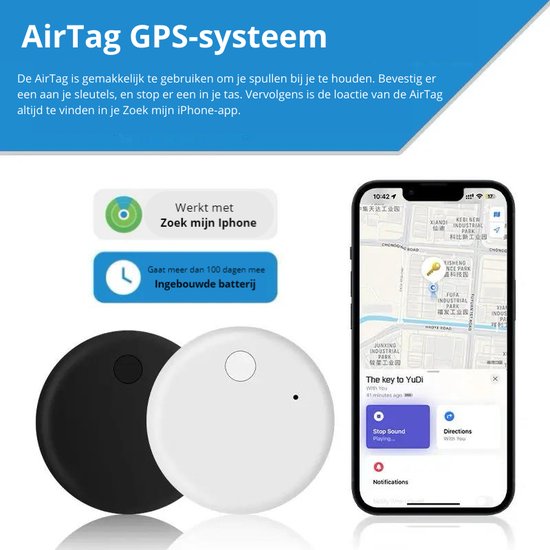 Étui porte clés compatible Airtag localisation tracker