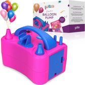 Pompe à ballon électrique Partizzle - Explosion de Ballons de Fête rapide - Pompe à Ballon en arc de ballon - Décoration d'anniversaire - Rose Blauw