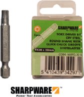Sharpware - Schroefbit - T-Drive - Standaard 50mm - Torx 25 - 5st