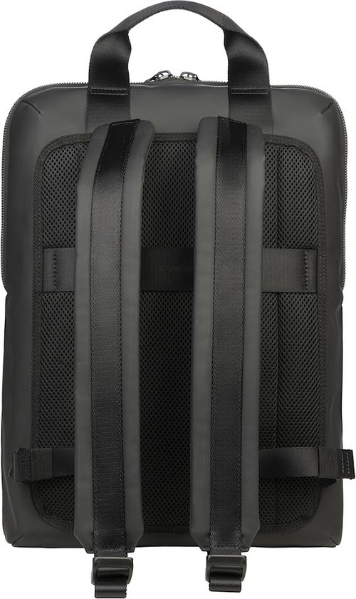 Tucano Gommo Rugzak MacBook max. 16 – Met Trolleyband – Intern Laptopvak – Extern Vak voor Accessoires - Zwart