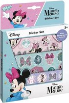 Minnie mouse sticker set - 12 stuks