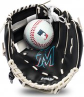 Franklin 9,5 Inch Youth MLB Glove and Ball Set Team Marlins