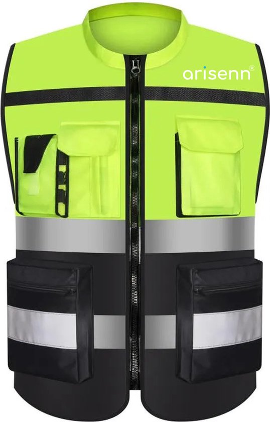 ARISENN® 2023 PRO MULTI Veiligheidsjacket - Harnas - Reflecterend Hardloop vest - reflectie - buitenactiviteiten - Hardlopen - Sport verlichting