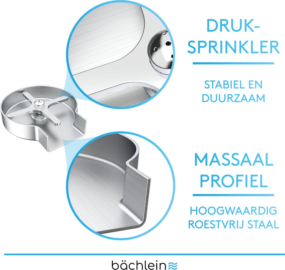 Douche en bad lekdorpel - 10x10mm - Waterstopper - niet zelfklevend