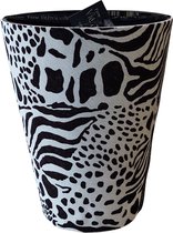 Bougie Victoria avec amour - Girafe imprimée - Zwart - taille XL