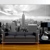 Fotobehangkoning - Behang - Vliesbehang - Fotobehang Vintage New York - Old New York - 100 x 70 cm