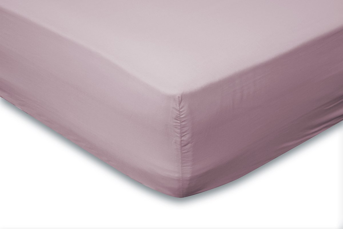 Eleganzzz Hoeslaken Katoen Perkal 35cm Hoekhoogte - Roze - hoeslaken 140x200cm - Hoeslakens - Tweepersoons