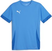 PUMA teamGOAL Matchday Jersey jr Unisex Sportshirt - Electric Blauw Lemonade-PUMA Wit-PUMA Team Royal - Maat 164