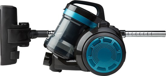 MEDION MD 19407 - Aspirateur traîneau cyclonique sans sac - 800W Puissance - Un filtre EPA-12 - Noir - Blue