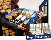 Fletcher Hotels Cadeaubox + BLUE Dagje Sauna voor 2 Cadeaukaart | Kerstpakket - Giftset - Relatiegeschenk