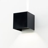 EGLO Barcarola-E Wandlamp Buiten en Binnen - LED - 10,5 cm - Zwart