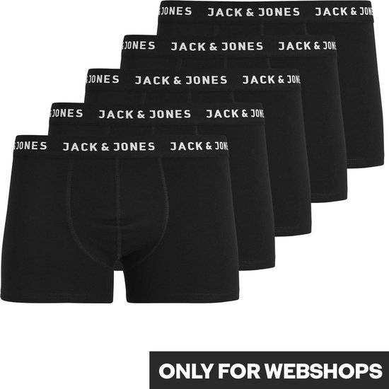 JACK&JONES ADDITIONALS JACHUEY TRUNKS 5 PACK NOOS Heren Onderbroek - Maat S