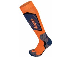 Nordica - Wintersportsokken/Skisokken - Tech Junior - 31/34 - Oranje/donkerblauw