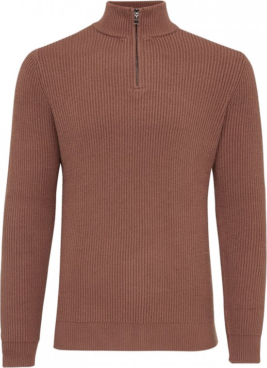 TRESANTI BACCA Pullover with half zipper Light brown (TRKWHE084 - 401)