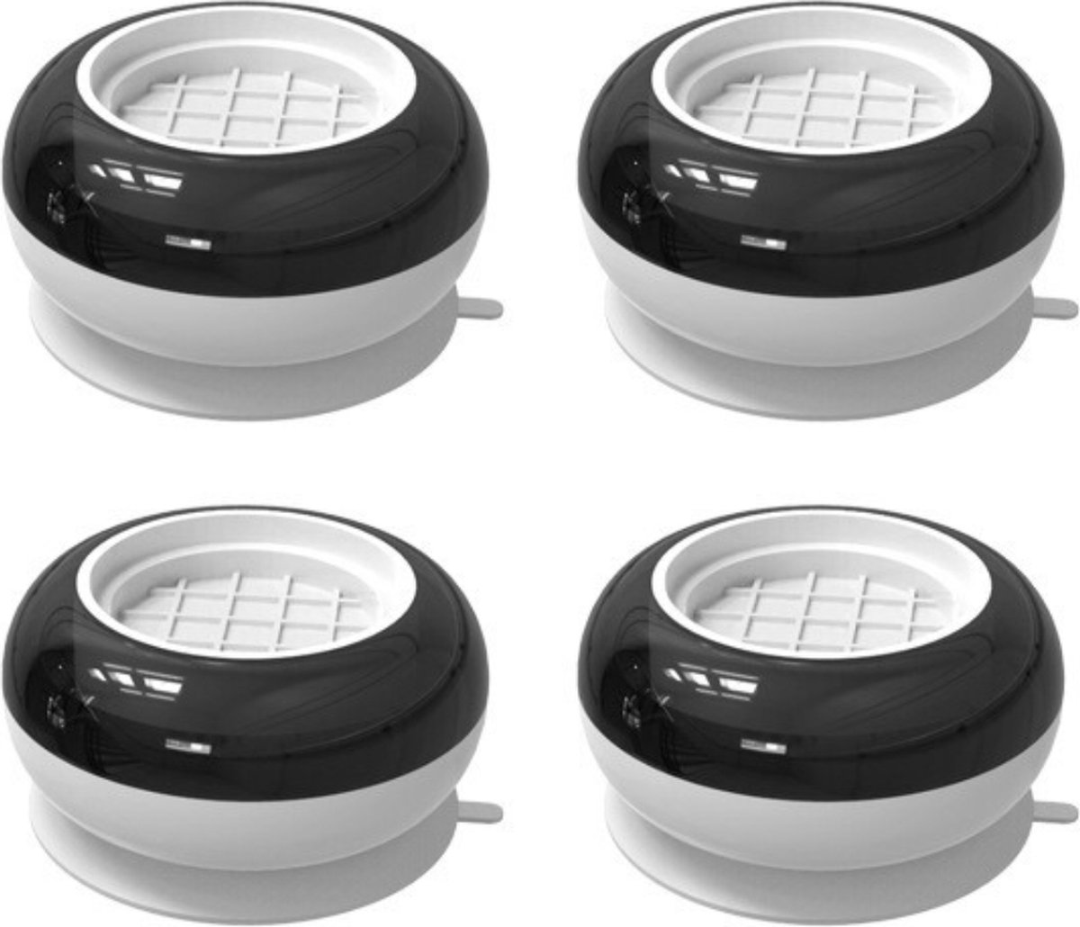 Wasmachine Verhoger - Wasdroger - Koelkast Verhoger - Met Wielen - Ombouw - 4 Stuks - Wit