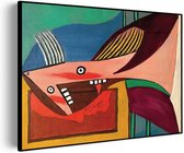 Akoestisch Schilderij Picasso De Vrouw 1929 Rechthoek Horizontaal Pro S (7 0x 50 CM) - Akoestisch paneel - Akoestische Panelen - Akoestische wanddecoratie - Akoestisch wandpaneel
