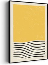 Akoestisch Schilderij Scandinavisch Basis Geel Rechthoek Verticaal Pro XL (86 X 120 CM) - Akoestisch paneel - Akoestische Panelen - Akoestische wanddecoratie - Akoestisch wandpaneelKatoen XL (86 X 120 CM)