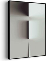 Tableau Acoustique Abstrait Art Witte Rectangle Vertical Basic L (72 X 100 CM) - Panneau acoustique - Panneaux acoustiques - Décoration murale acoustique - Panneau mural acoustique Coton L (72 X 100 CM)