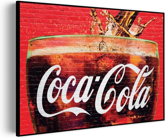 Akoestisch Schilderij Coca Cola Muurschildering Rechthoek Horizontaal Basic S (7 0x 50 CM) - Akoestisch paneel - Akoestische Panelen - Akoestische wanddecoratie - Akoestisch wandpaneel