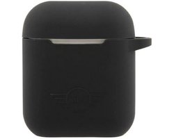 Mini Silicone Case voor Apple Airpods 1 & 2 - Zwart