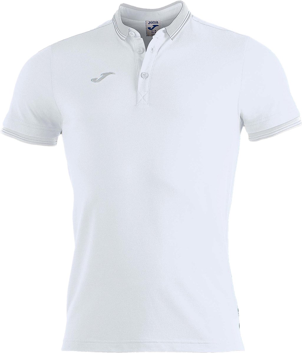 Joma Bali II Polo Heren - Wit | Maat: XL
