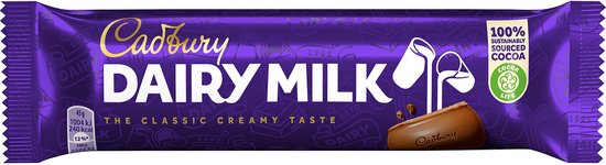 Foto: Cadbury dairy milk original 45gr chocolate chocolade indian british