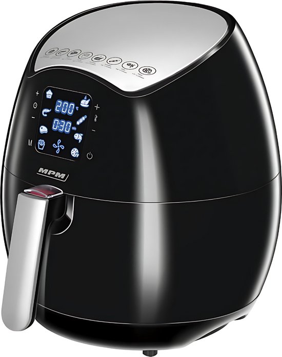 2 XL Airfryers Voor De Prijs Van 1! - Hetelucht Fryer- Digitaal Systeem 1500 Watt 4 5 Liter Airfryer