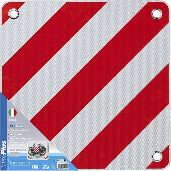 ProPlus Flexibel markeringsbord - 50x50 cm - PVC - Voor Italië van ProPlus — afbeelding 4