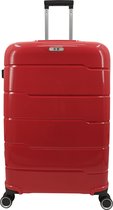 SB Travelbags 'Expandable' bagage koffer 75cm 4 dubbele wielen trolley - Rood