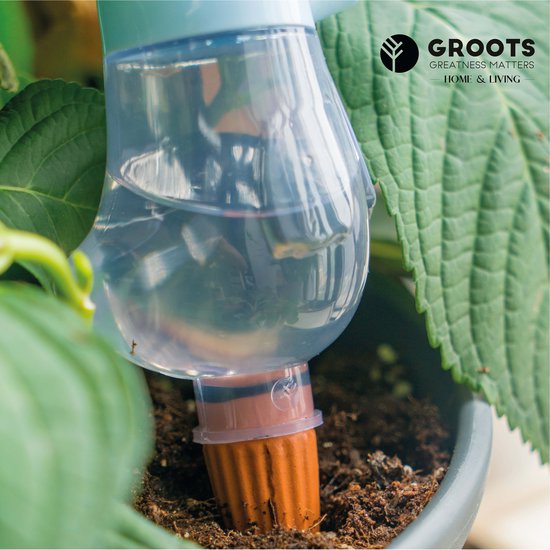 Relaxdays waterdruppelaar planten - set van 4
