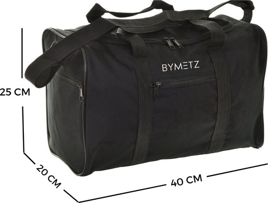 Ryanair Handbagage 40x25x20 - Reistas 40x20x25 - Met Smart Sleeve voor op een Koffer - Maximale Inhoud 40 x 25 x 20 cm - Onix Black