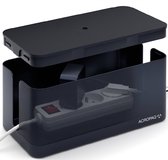 ACROPAQ Kabelbox - Small - Opbergbox stekkerdoos, Kabel organiser - Zwart - ACM001