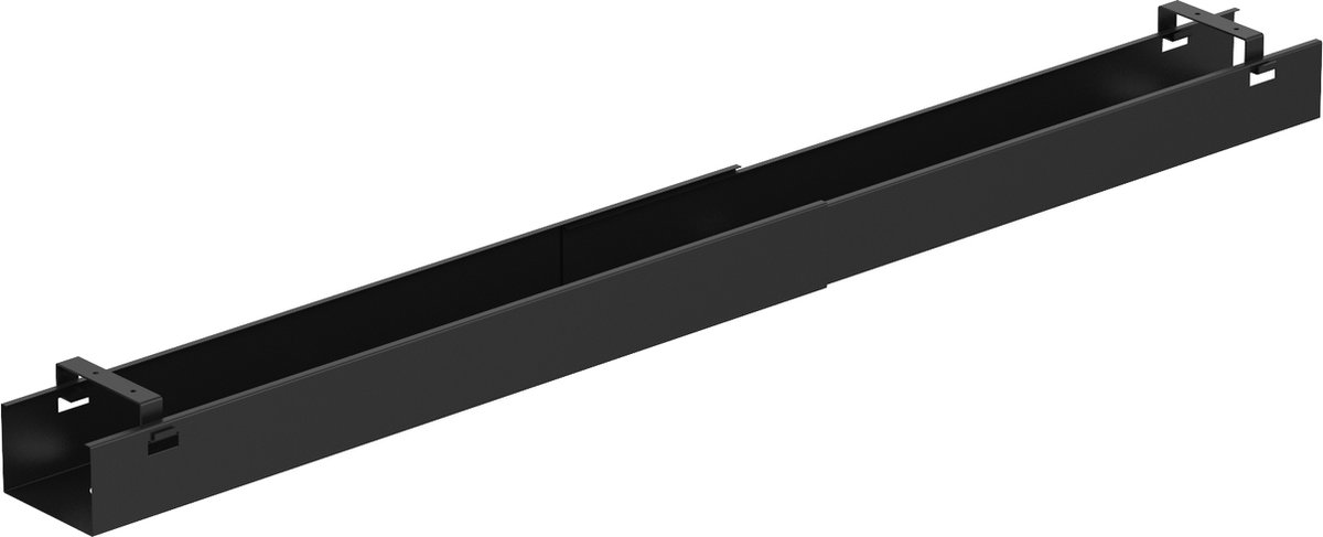 Kabelgoot voor onder bureau of zit-sta bureau - Zwart - Verstelbaar 90 - 140 cm
