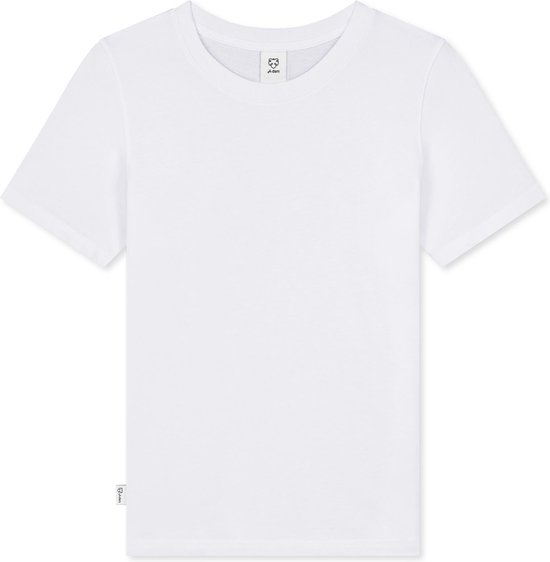 A-dam Ingrid - T-shirt - Katoen - Korte Mouw - Dames - Wit - L