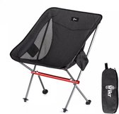 Hikr® Campingstoel - 150KG & 600D Oxford - Vouwstoel - Lichtgewicht - Campingstoeltje opvouwbaar - Outdoor stoel - Verstelbaar & inklapbaar
