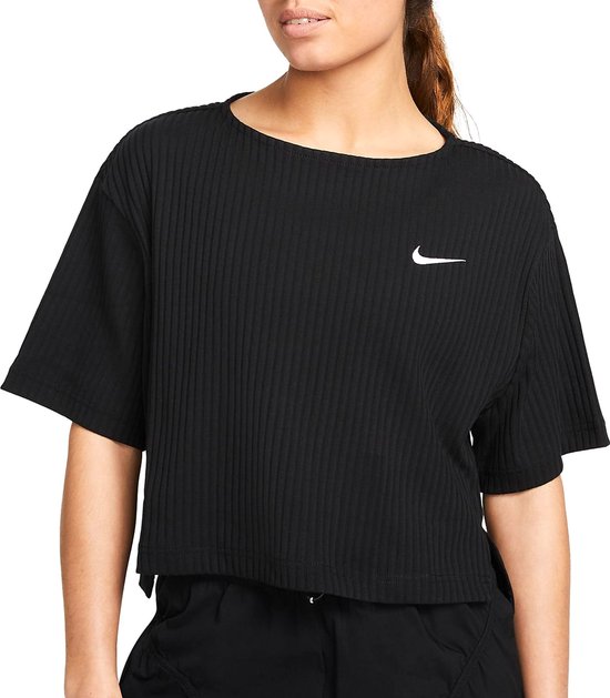 Nike Sportswear Rib Jersey T-shirt Vrouwen - Maat XS